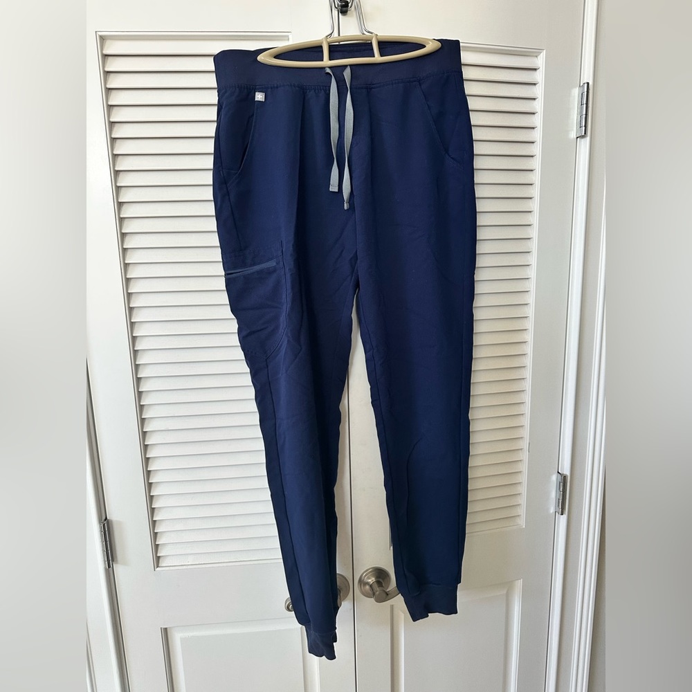 figs navy blue joggers